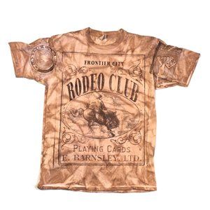 1994 Sneaky Tees Rodeo Club Tie-Dye T-Shirt